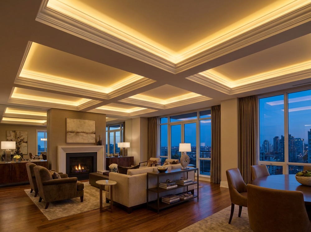 Cove & accent lighting